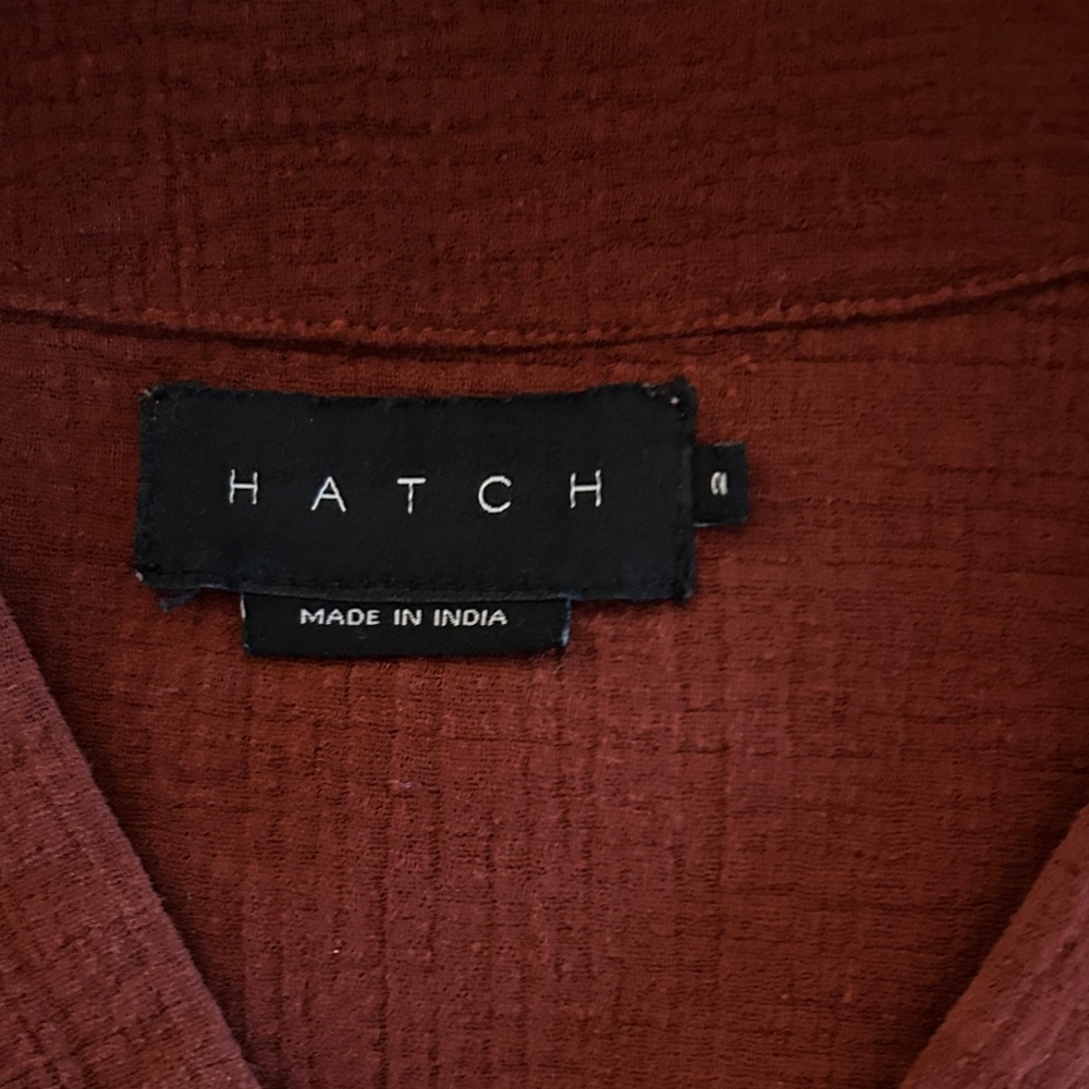 HATCH Burnt Clay Wrap dress - Picture 2 of 3